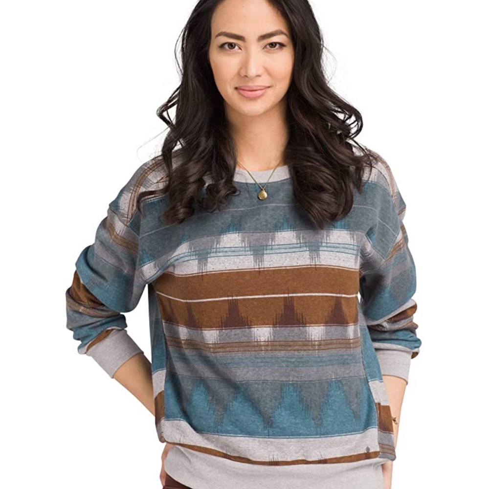 Prana Cozy Up Printed Sweatshirt